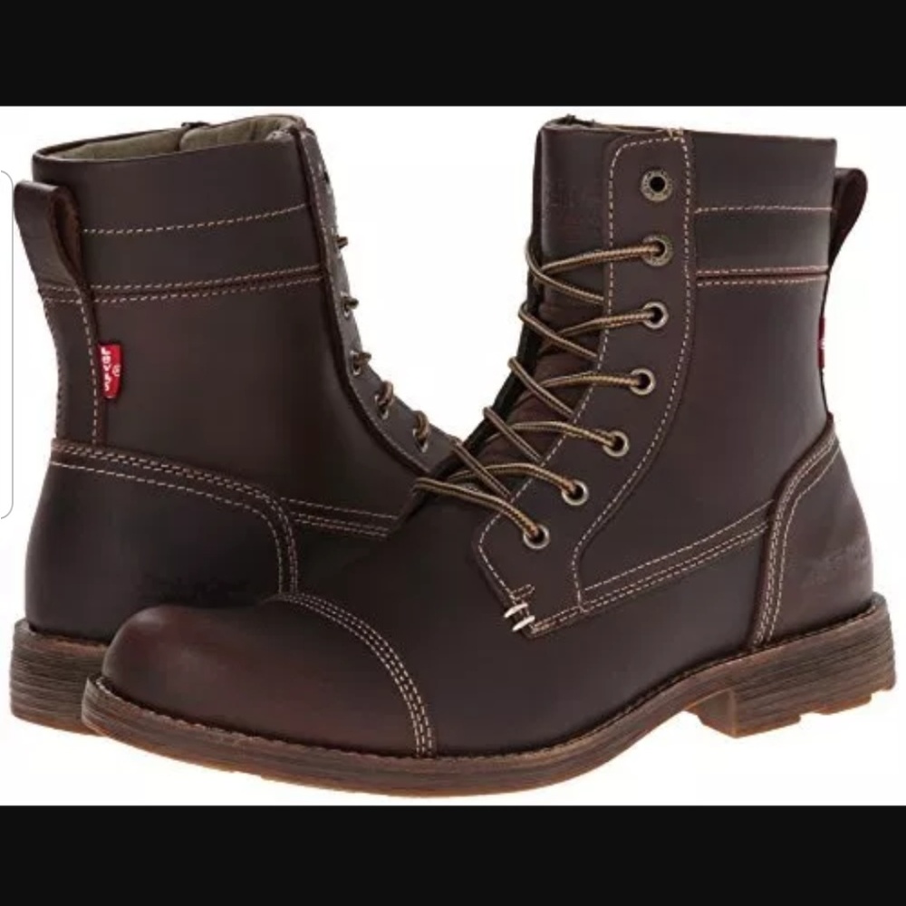 EUC Brown Levi's Boots Size 10 Men's Lex II